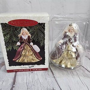 1996 Hallmark Holiday Barbie Christmas Ornament new in box